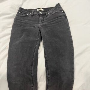 Madewell kick out black jeans